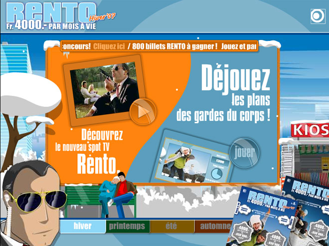 Loterie Romande: un jeu en ligne pour le Rento