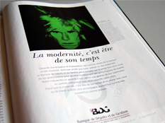 Banque de Dpts et de Gestion: un anniversaire tout en art