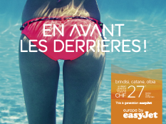 Nouvelle campagne easyJet: chaud devant!